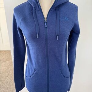 The North Face Women's Blue Zip-up Hoodie